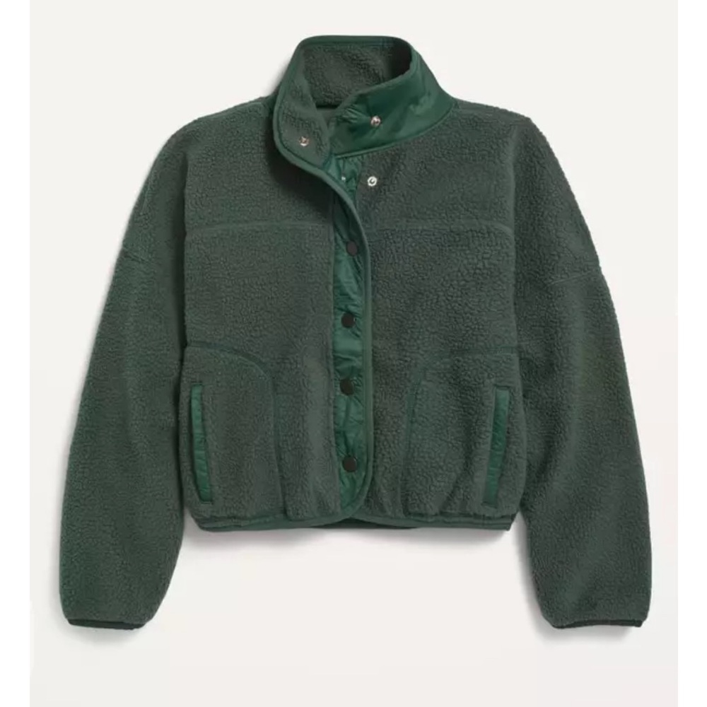 Old Navy Sherpa/Nylon Hybrid Jacket size M(8)